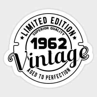 1962 VINTAGE - 59Th BIRTHDAY GIFT Sticker